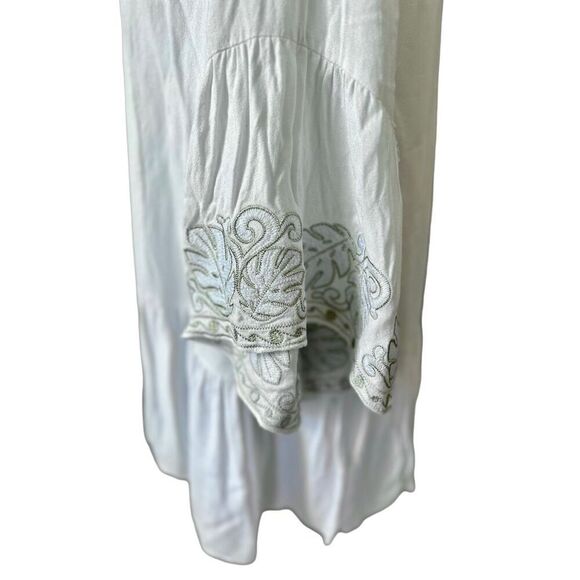 Lilly Pulitzer Amisa Tunic Dress Resort White Embroidered Coverup sz M‎ Bohemian - Picture 6 of 13